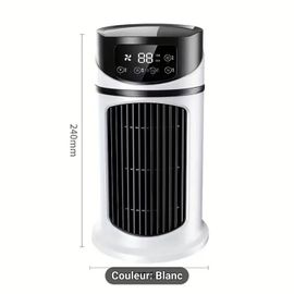 Portable Air Conditioner avec humidificateur USB - Ventilateur de refroidissement à 6 vitesses