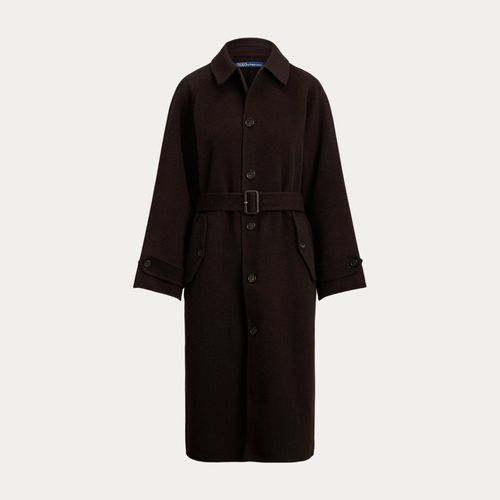 Trench Balmacaan En Laine Et Cachemire