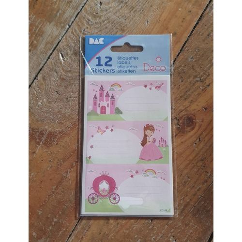 Étiquettes Noms Princesses