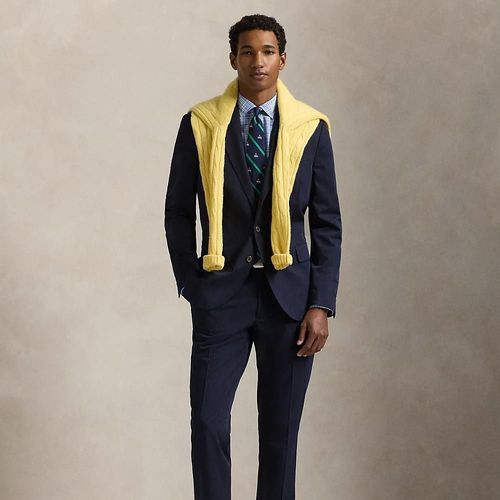 Pantalon De Costume En Sergé Stretch