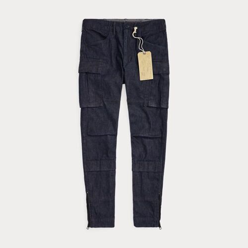Pantalon Cargo Skinny En Denim Stretch