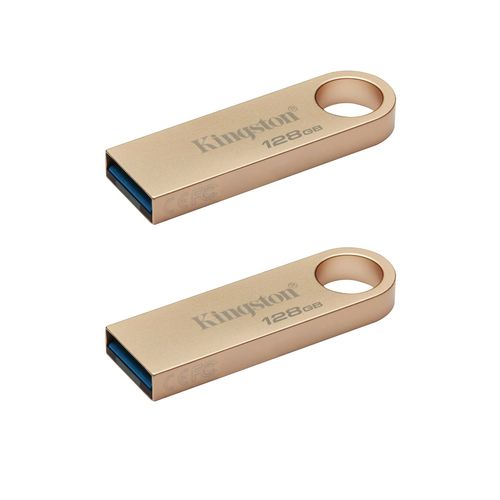 Lot de 2 Clé USB - KINGSTON - DataTraveler - 128 Go - USB 3.2 - Vitesse jusqu'à 220 Mo/s