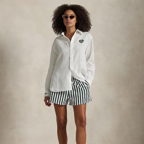 Short Wimbledon Rayé En Coton