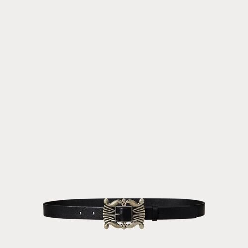 Ceinture À Boucle Décorative En Cuir
