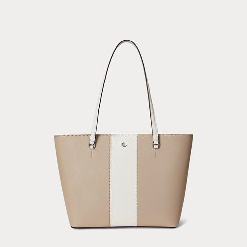 Cabas Moyen Karly Rayé En Cuir
