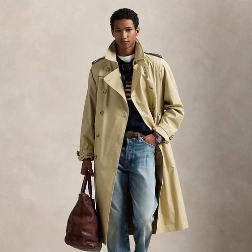 Trench-Coat En Popeline Stretch