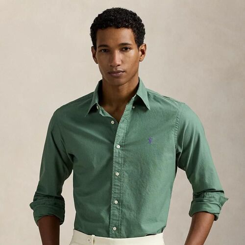 Chemise Oxford Slim Fit Teinte En Pièce