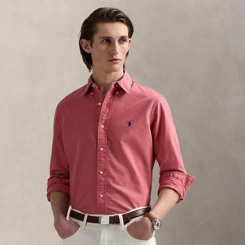 Chemise Oxford Slim Fit Teinte En Pièce