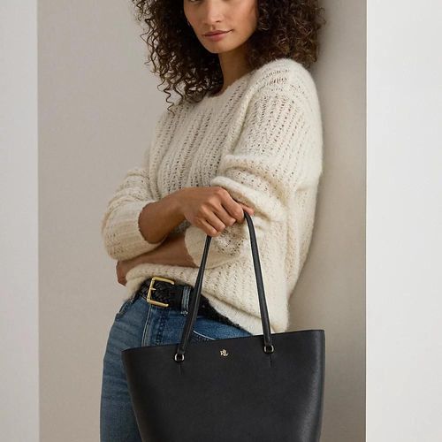 Cabas Karly Moyen Cuir Motif Hachuré