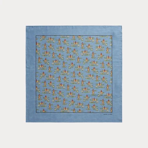 Bandana À Motif Équestre En Laine