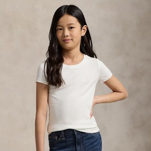 T-Shirt Col Rond Jersey De Coton