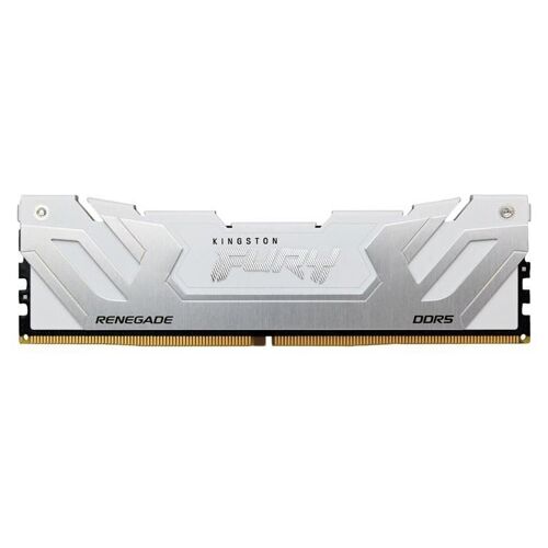 Kingston FURY Renegade - DDR5 - module - 24 Go - DIMM 288 broches - 8800 MT/s / PC5-70400 - CL42 - 1.4 V - mémoire non tamponnée chronométrée - on-die ECC - blanc et argent