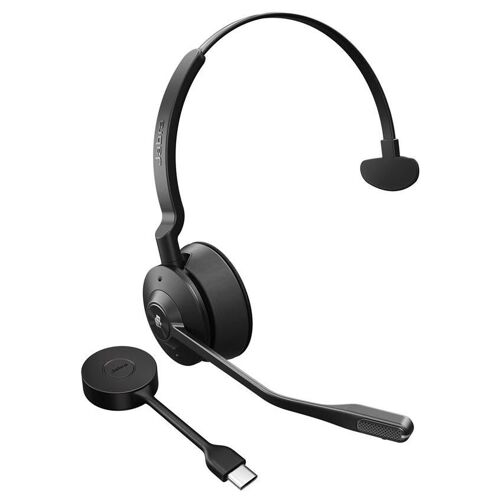 Jabra Engage 55 Mono - Micro-casque - sur-oreille - DECT - sans fil - Certifié pour Microsoft Teams