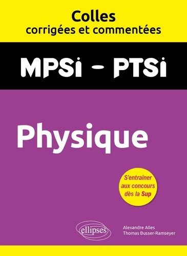 Physique Mpsi-Ptsi