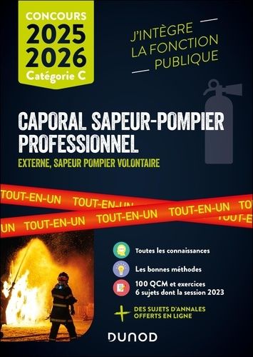 Concours Caporal Sapeur-Pompier Professionnel - Tout-En-Un
