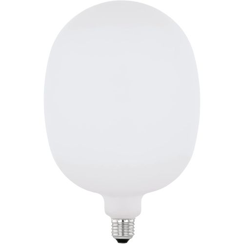 Yemaesre-Lampe Led E27 Dimmable, Big Size, Ampoule Ovale De Très Grande Taille En Verre Blanc Opale, 4,5 Watts (Correspond À 40 Watts), 470 Lumens, Blanc Chaud, 2700 Kelvin, E170, Ø 17 Cm