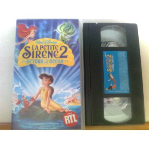 Cassette Vidéo Vhs - La Petite Sirène 2 : Retour À L'Océan - Walt Disney