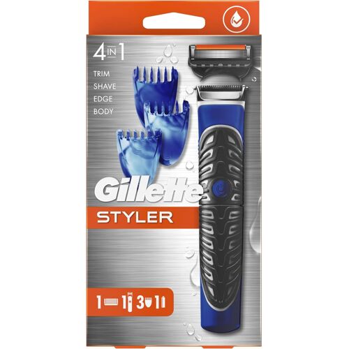 Tondeuse De Précision Corps Et Barbe 4 En 1 Pour Homme, Rasoir Et Sculpteuse, Avec 1 Lame Proglide Et 3 Sabots
