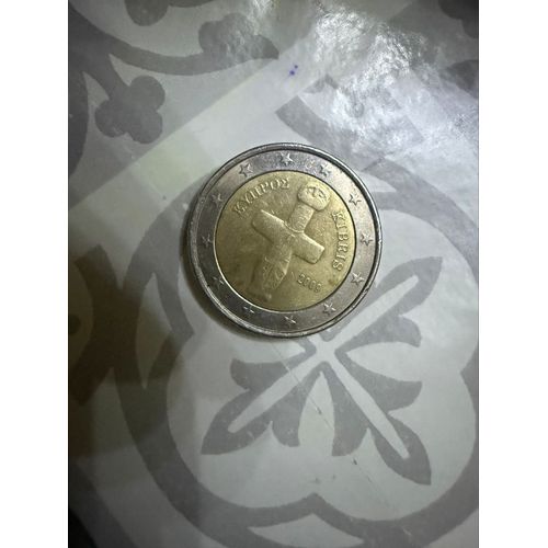 Pièce De 2 Euros Chypre 