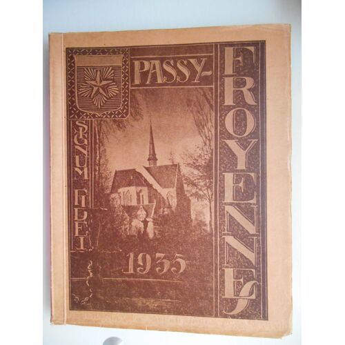 Livre Souvenir Pensionnat De Passy Froyennes Belgique 1934-1935