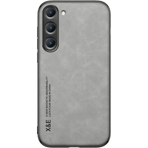 Coque Pour Samsung Galaxy S23 - Case Housse ¿¿Tui Plaque De M¿¿Tal Int¿¿Gr¿¿E Pour Samsung Galaxy S23 - Gris