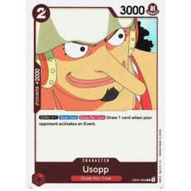 One Piece Op01 004 Usopp Rare