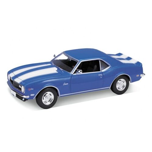 Chevrolet Camaro Z28 Bleu/Blanc 1968 1/24 Welly-Welly