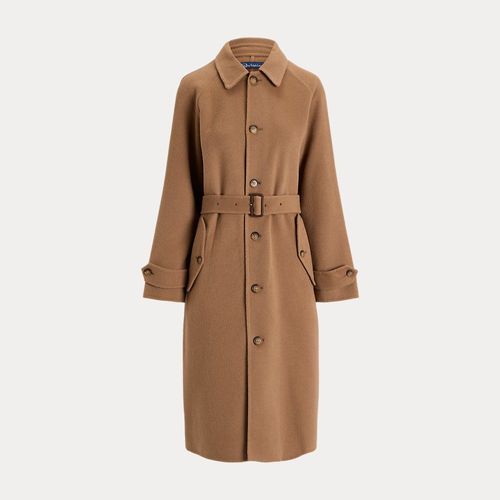 Trench Balmacaan En Laine Et Cachemire