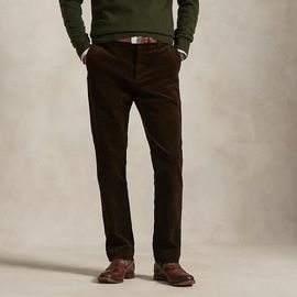 Pantalon Andover Slim En Velours Stretch