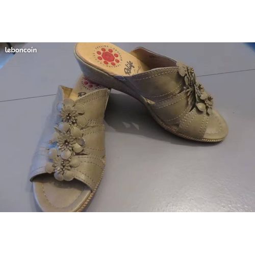 Sandale Nu Pied Taupe Relife 39