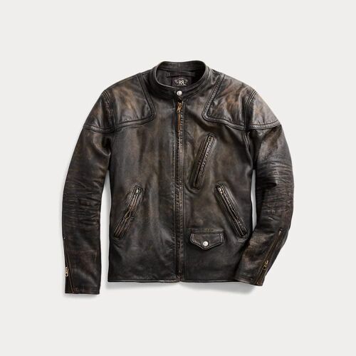 Veste Moto Slim Fit En Cuir