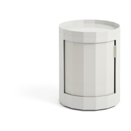 Table De Chevet En Plastique Recyclé Gris À Facettes 38x38x49cm Facet - Hay