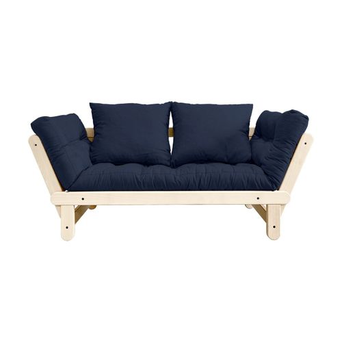 Canapé Convertible 2 Places Bleu Foncé Beat - Karup Design