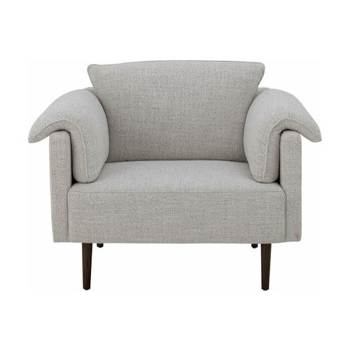 Fauteuil En Polyester Blanc 107 X 90cm Chesham - Bloomingville
