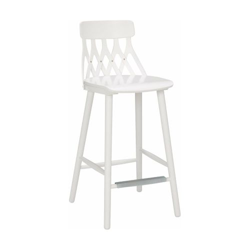 Chaise De Bar En Bouleau Blanc 63 Cm Y5 - Hans K