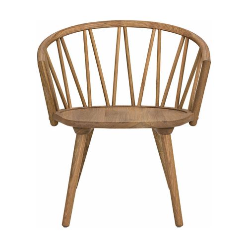 Fauteuil Lounge En Chêne Huilé Zigzag - Hans K
