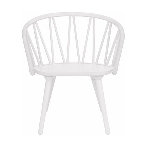 Fauteuil Lounge En Bouleau Blanc Zigzag - Hans K