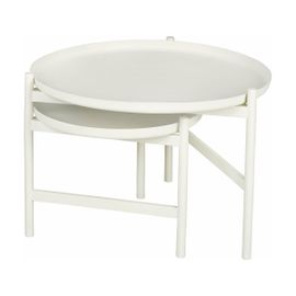 Table Basse Gigogne En Fer Blanche Turner Table - Broste Copenhagen