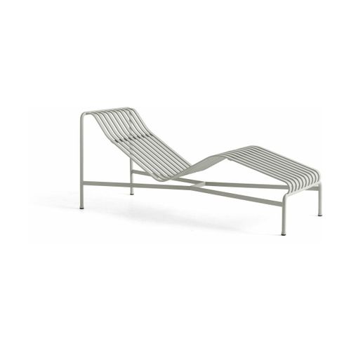 Chaise Longue En Métal Gris Palissade - Hay