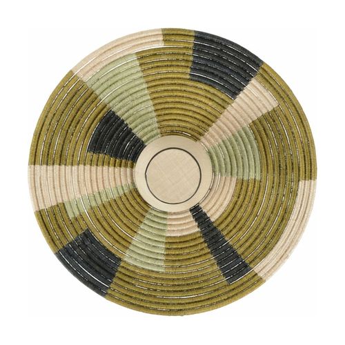 Applique Murale En Fibre D'abaca Vert 60 Cm Parrot - Forestier