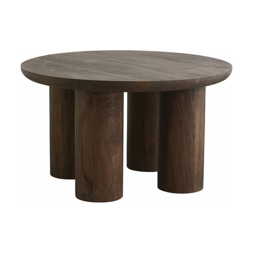 Table Basse En Bois De Manguier Marron 40 X 70 Cm Helin - Nordal