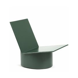 Chaise Basse En Acier Verte Valérie - Serax
