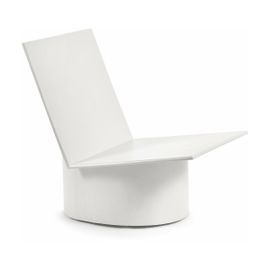 Chaise Basse En Acier Blanche Valérie - Serax