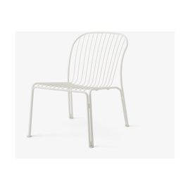 Chaise De Jardin Large En Acier Ivoire Thorvald Sc100 - &tradition