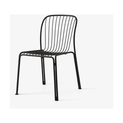Chaise De Jardin En Acier Noir Chaud Thorvald Sc94 - &tradition