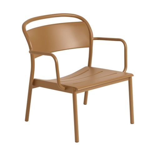Fauteuil De Jardin En Métal Orange Linear - Muuto