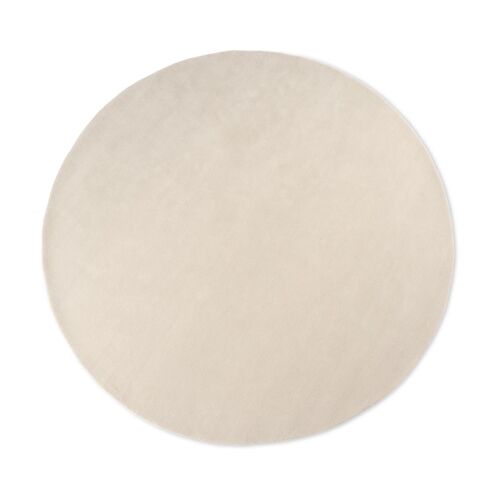 Tapis Rond Tufté En Laine Blanc 240cm Stille - Ferm Living