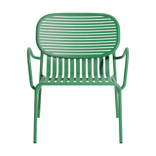Fauteuil De Jardin Avec Accoudoirs En Aluminium Vert Menthe Week End - Petite Friture