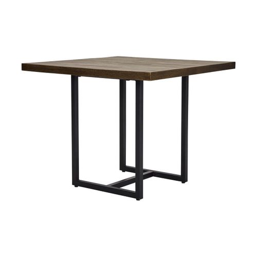 Table À Manger Carrée En Bois De Manguier Et Fer 90x90x74cm Hdtnak - House Doctor