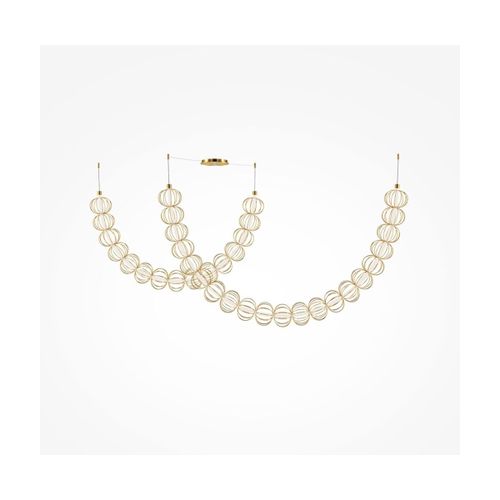 Suspension En Métal Doré 184x208,6cm Golden Cage - Maytoni